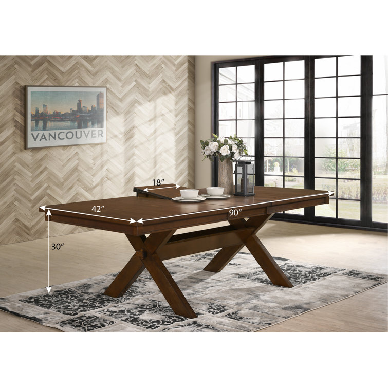 Karven solid wood dining discount set with table chairs and